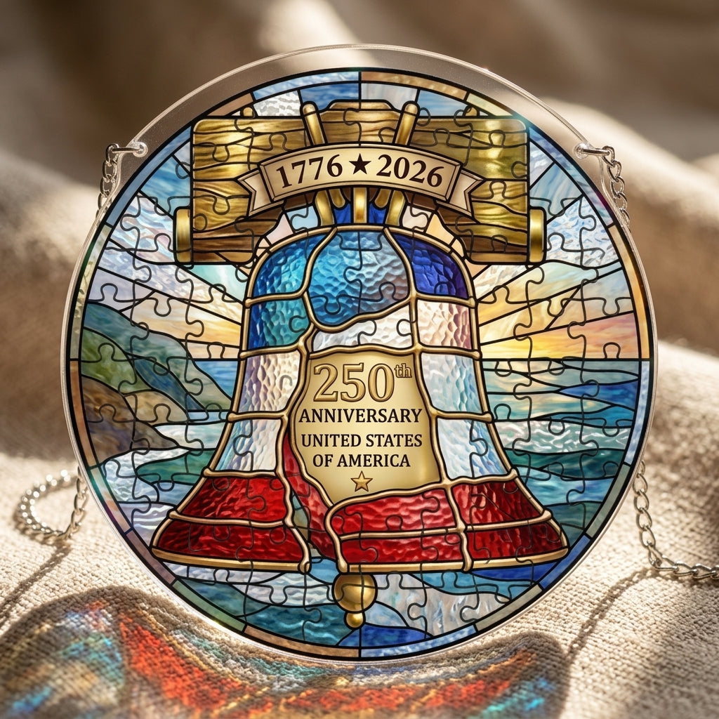 🔥🔥LAST DAY 50% OFF🔥 - 250th Anniversary United States Stained Glass Puzzle