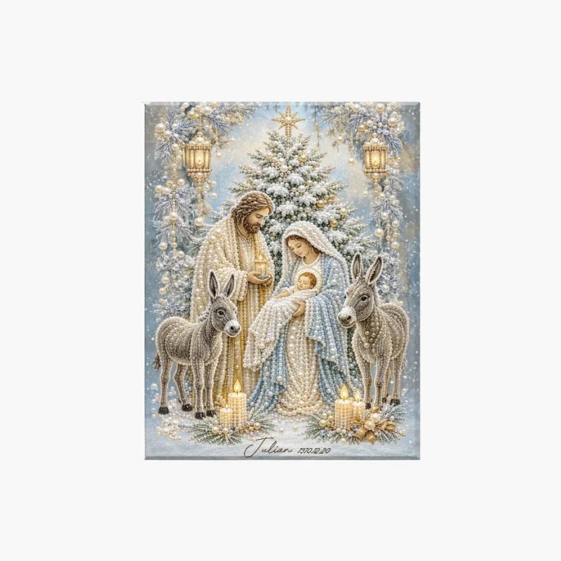 💥🏆🏆Nativity Scene Diamond Painting Kit | Jesus Christ Christmas Faith Art Decor