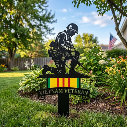 🔥Last Day 50% OFF🔥- Vietnam Veteran Tribute Garden Stake – Honor and Respect