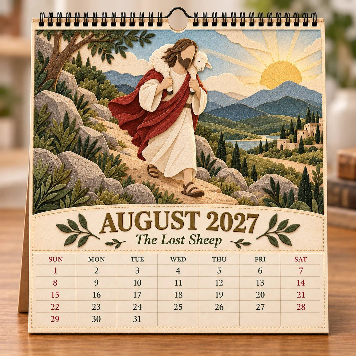 ✝️✝️  2027 Walking With Jesus Wall Calendar