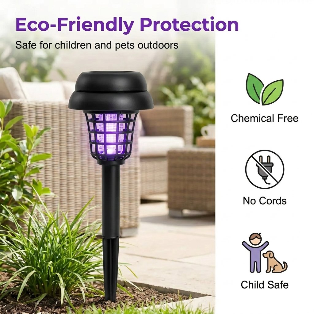 🔥Summer Special Offer 50% OFF✨Solar Mosquito Zapper Light