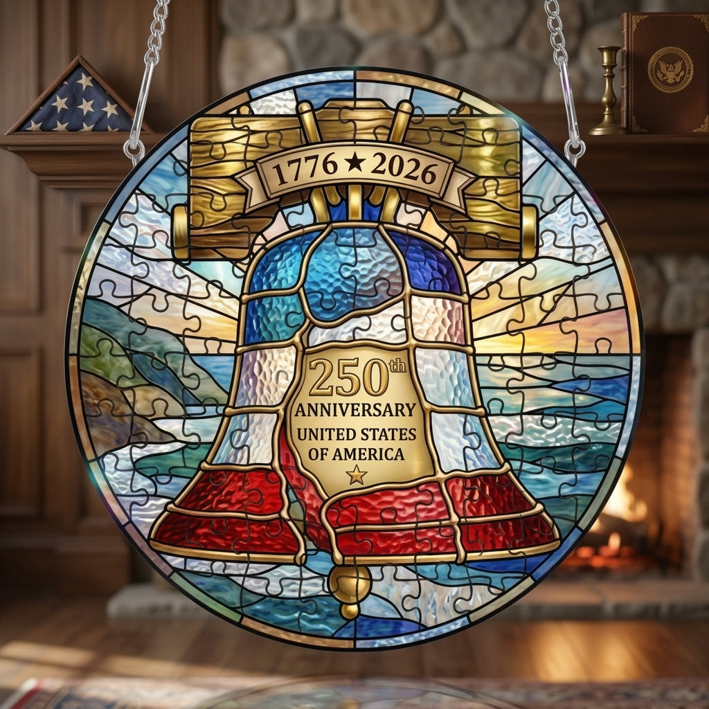 🔥🔥LAST DAY 50% OFF🔥 - 250th Anniversary United States Stained Glass Puzzle