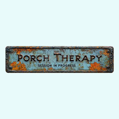 🏡🏡Summer Sale 50% OFF🔥Country-style "Porch Healing" Metal Sign