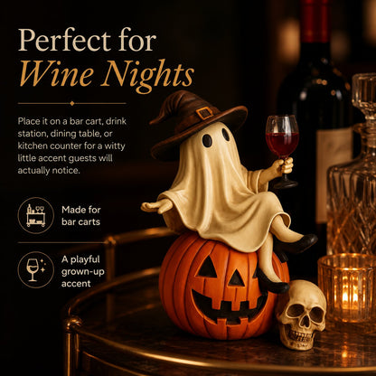 👻👻🍷Ghost Wine Night Halloween Decor