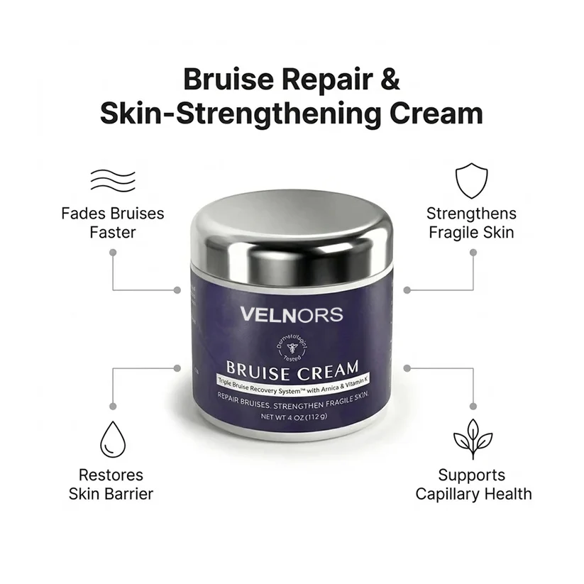 ✨👩‍⚕️VELNORS® Bruise Repair & Skin-Strengthening Cream-Advanced daily care for bruise-prone skin