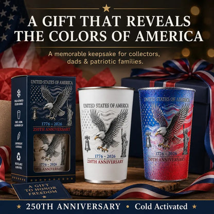 🦅 Pour Ice-Cold Beer | USA 250th Anniversary Color Changing Cup 🎉