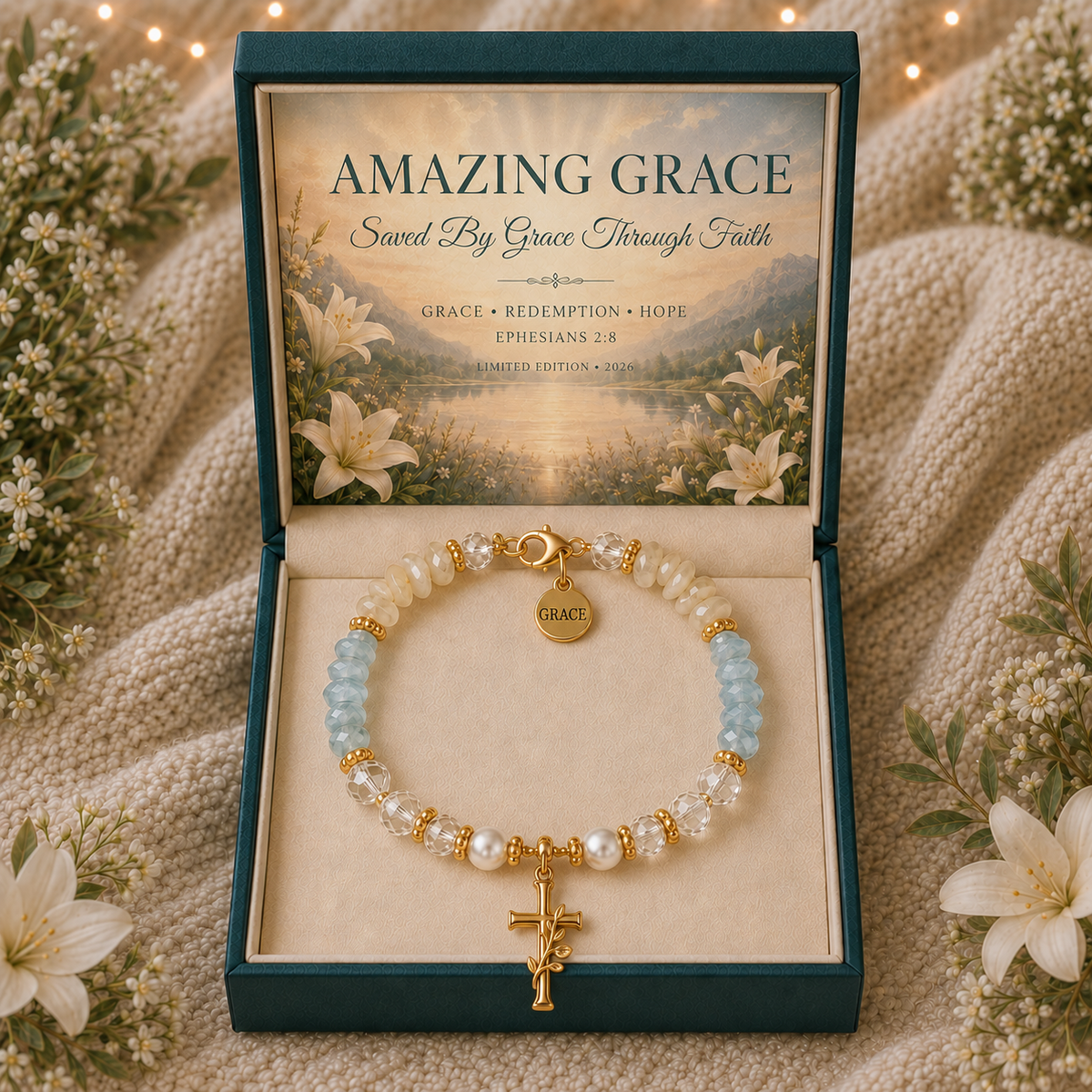 🎅 2026 Christmas Gift 50% Off--✝️ Scripture Faith Bracelet Collection