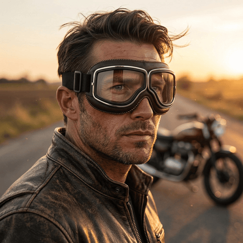 🔥Limited Time Sale 45% OFF - 🕶️ OTG Vintage Motorcycle Goggles (Fits Over Glasses)