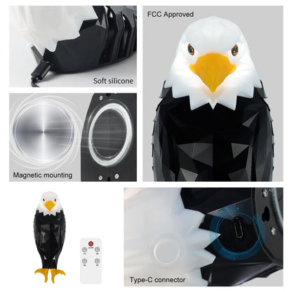 💡July 4th Gift 50% Off--🦅Eagle LED Wall Light – Magnetic Night Lamp for Bedroom & Living Room
