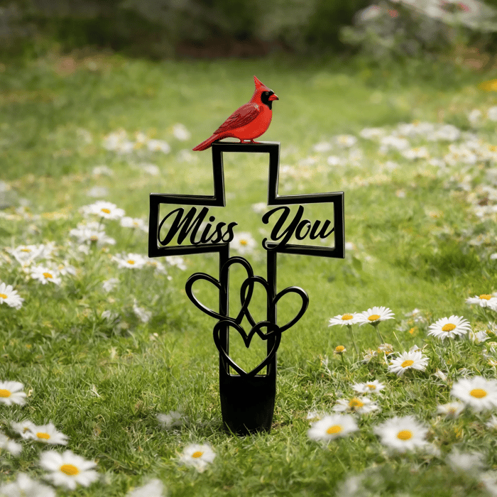 🐦LAST DAY 49% OFF -💖💖Metal Cemetery Memorial Plaque for Remembrance✝️