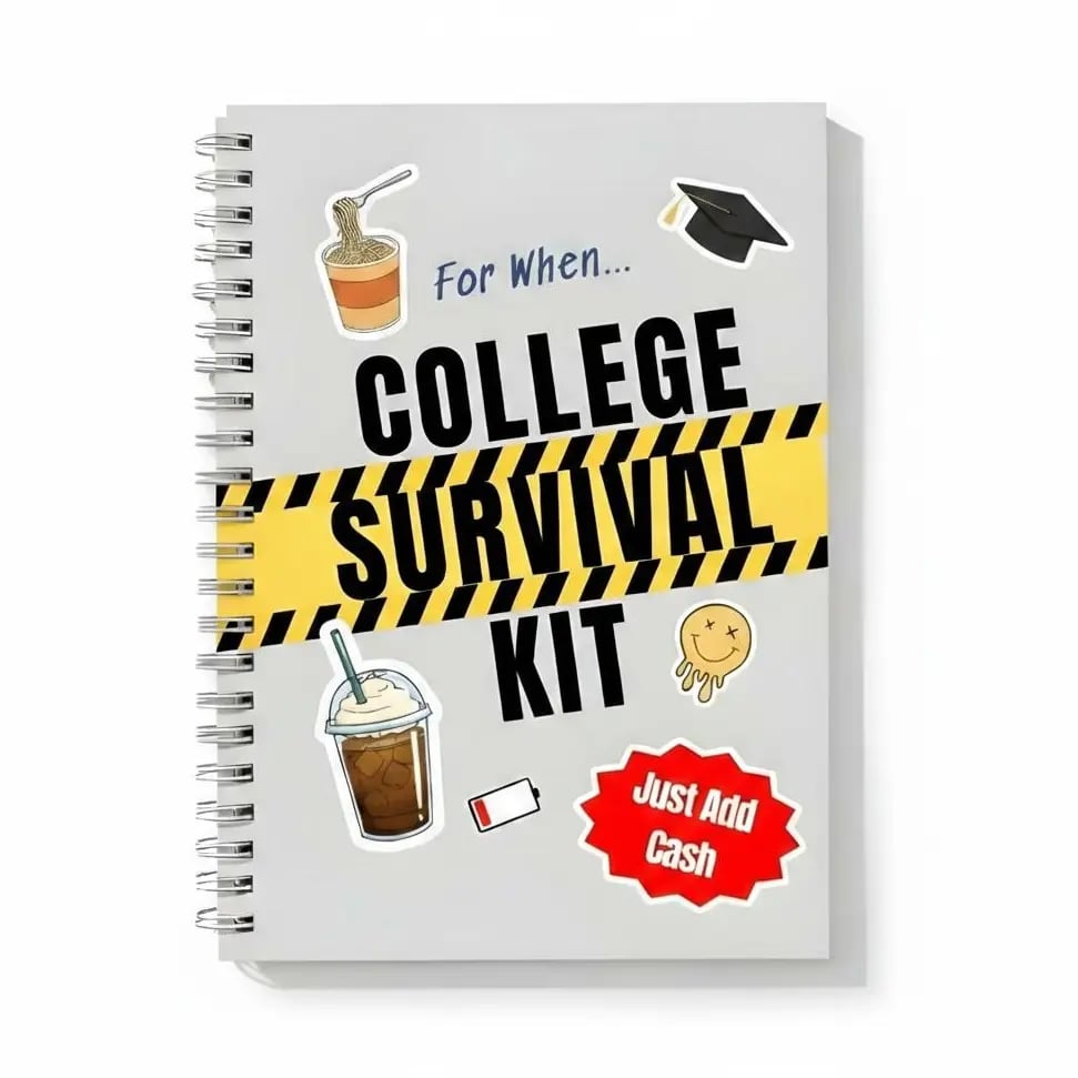 📚The 'For When..' College Survival Kit Gift Card Book🎓️❤️