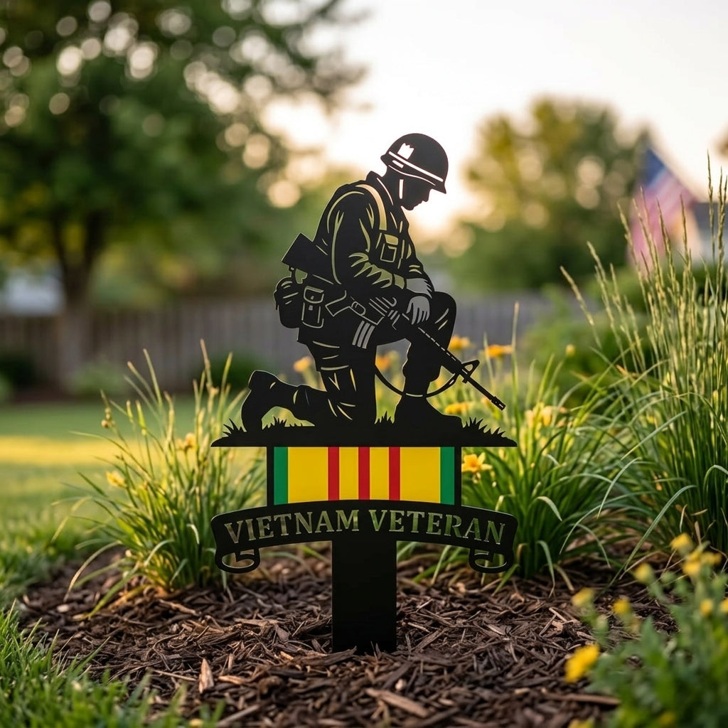 🔥🔥Last Day 50% OFF🔥- Vietnam Veteran Tribute Garden Stake – Honor and Respect