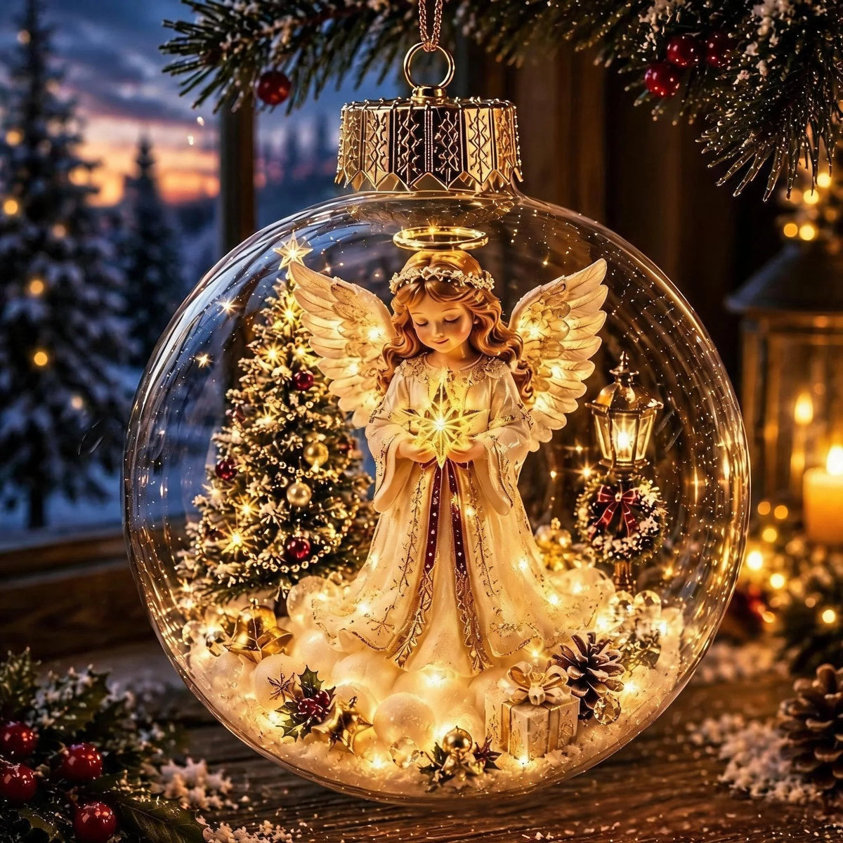 🎅🎅 2026 Christmas Gift 50% Off--Glowing Christmas Diorama Ornament