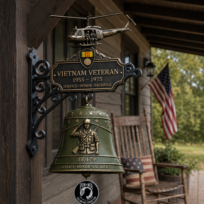 🔔🔔 Last Day Promo: 50% OFF -Vietnam Veteran Tribute Wall Bell