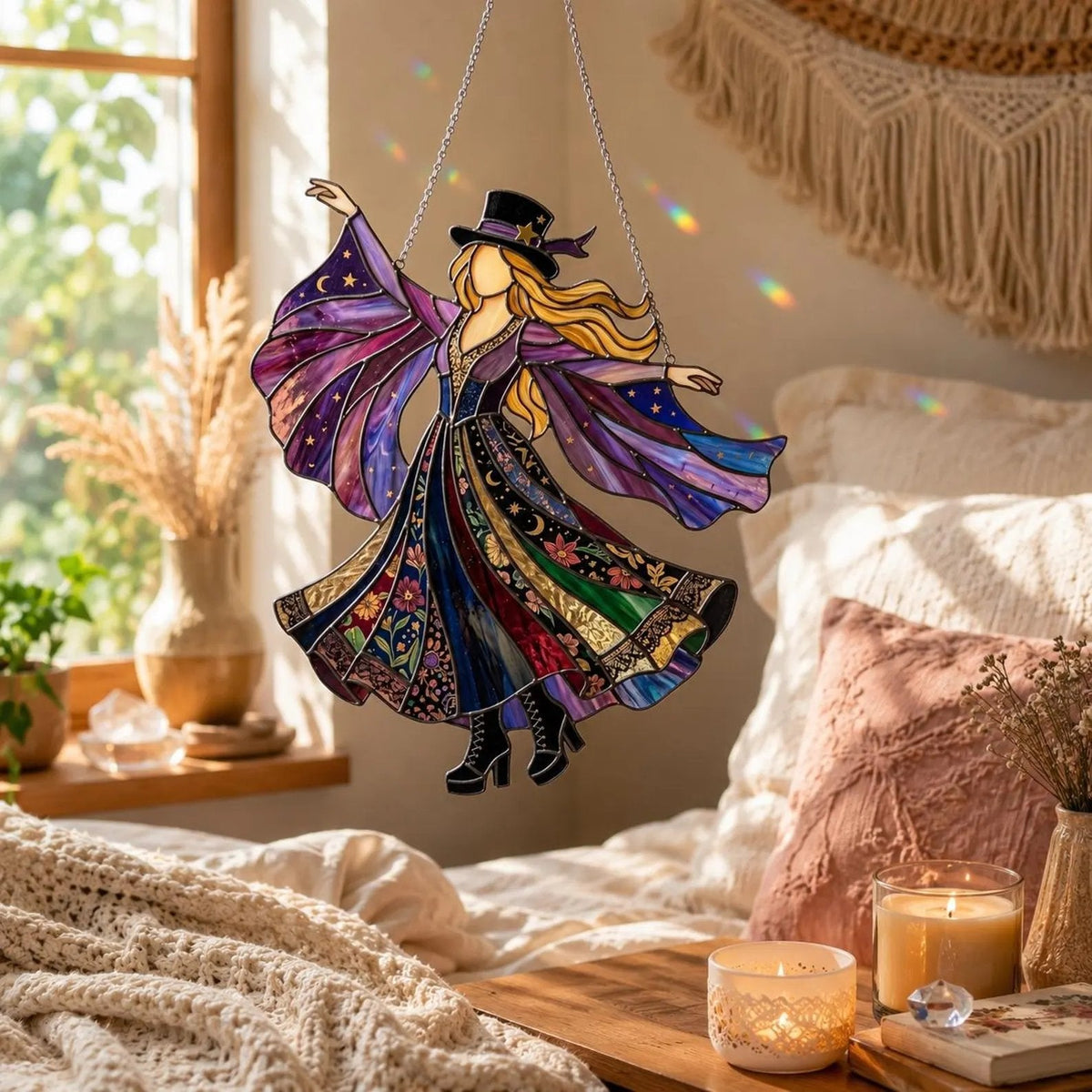 💥LAST DAY 50% OFF - 💃Stevie Nicks🤘Handmade Spinner