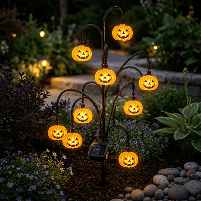 🎃🎃 Halloween Solar Tree Stump Light