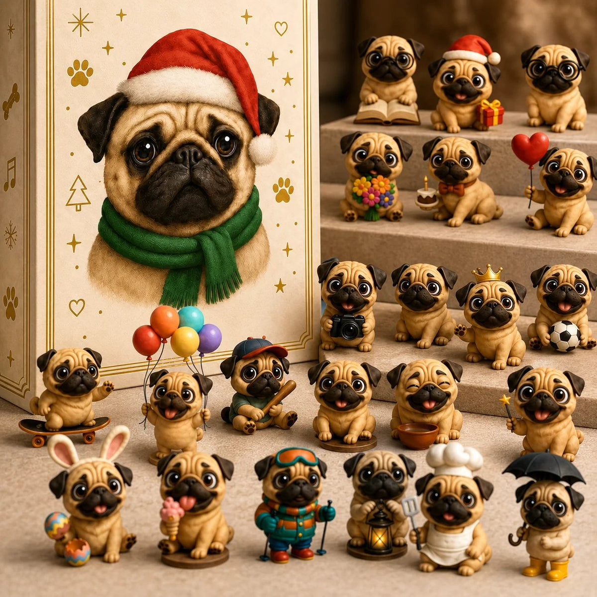 2026 Fun Pug Advent Calendar🎄🐶