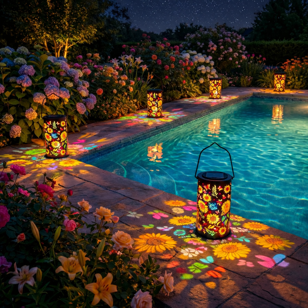 🔥LAST DAY70% OFF -✨Colorful Sunflower Glow Solar Garden Lantern