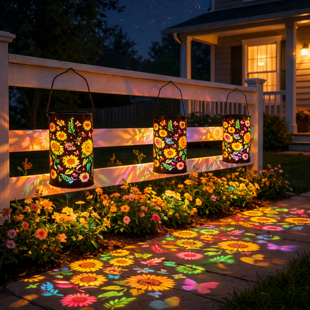 🔥LAST DAY70% OFF -✨Colorful Sunflower Glow Solar Garden Lantern