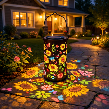 🔥LAST DAY70% OFF -✨Colorful Sunflower Glow Solar Garden Lantern
