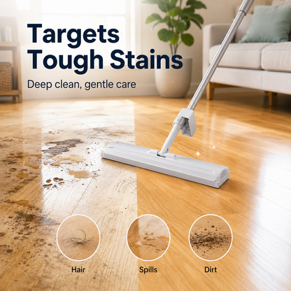 🌿 Multi-Surface Antibacterial Floor Cleaner Sheets – For Hardwood, Tile & Laminate 🛡️