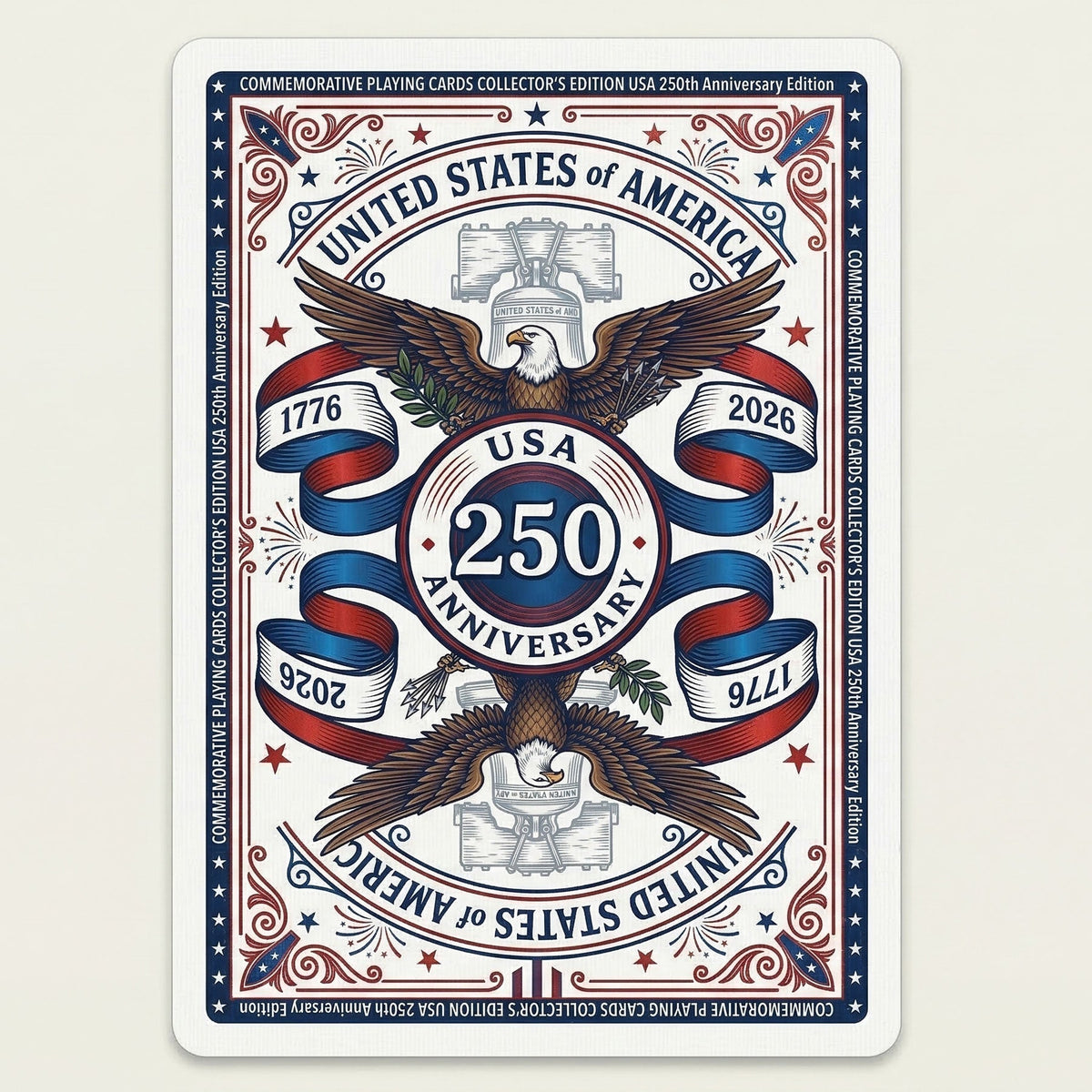 🦅🃏USA 250th Anniversary Commemorative Playing Cards