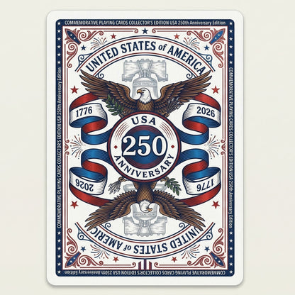 🦅🃏USA 250th Anniversary Commemorative Playing Cards