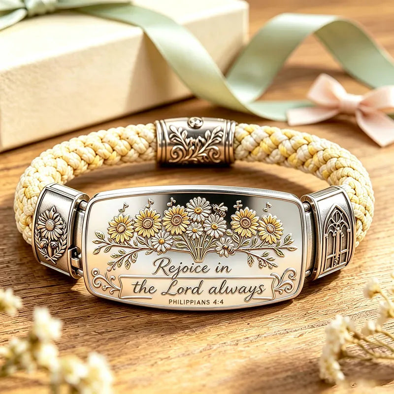 ✝️✝️Faith Over Fear Bracelet – Christian Cross Bracelet Inspired by Isaiah 41:10, Hope, Courage & Divine Strength