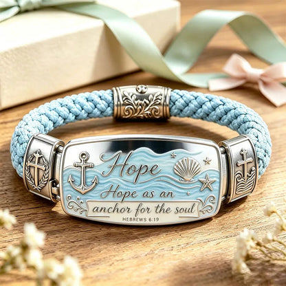 ✝️✝️Faith Over Fear Bracelet – Christian Cross Bracelet Inspired by Isaiah 41:10, Hope, Courage & Divine Strength