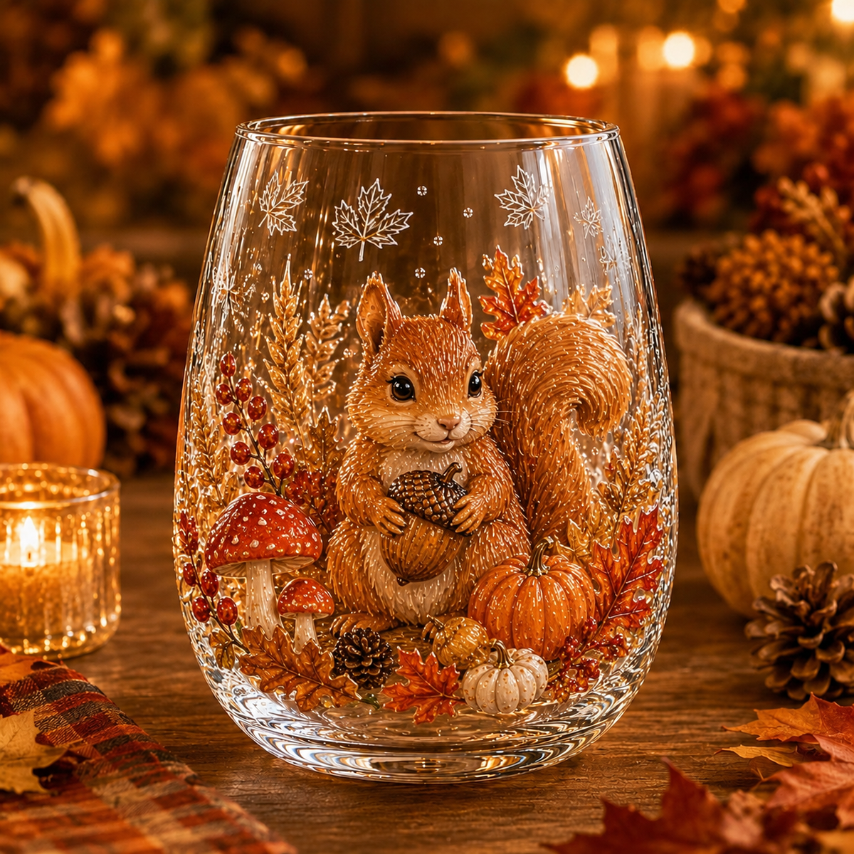 🍂🍂✨Autumn Harvest Glass Cup Set