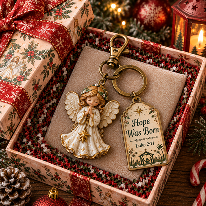 🎅 2026 Christmas Gift 50% Off--🎄🕊️Christian Nativity Keychain – Religious Christmas Keychain Set