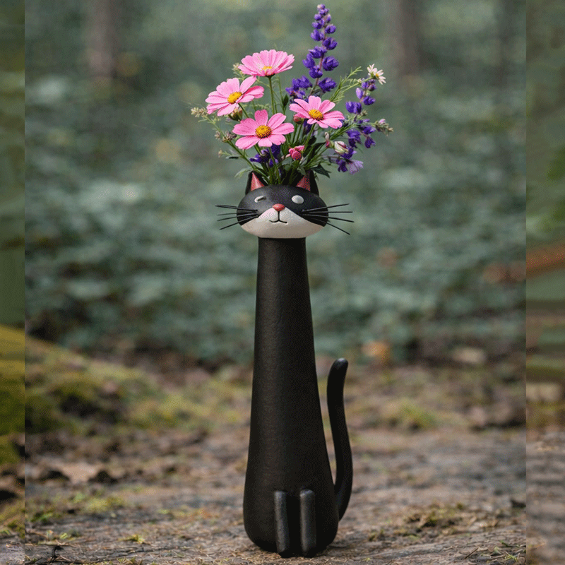 💖🎁2026 Mother's Day Gifts 50% Off--😻Mini Quirky Cat Vase