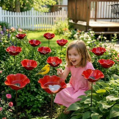 💖🎁2026 Mother's Day Gifts 50% Off--🎁Handmade Flower Garden Stake🐦