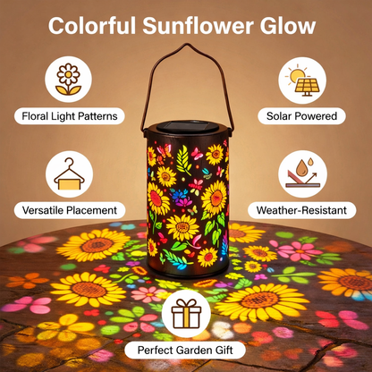 💖🎁2026 Mother's Day Gifts 50% Off--Colorful Sunflower Glow Solar Garden Lantern