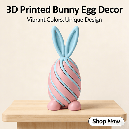 🐰🎁2026 Easter Gifts 50% Off-- 3D Printed Easter Bunny Egg Fun Rotating Toy