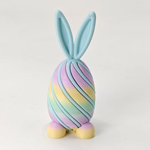🐰🎁2026 Easter Gifts 50% Off-- 3D Printed Easter Bunny Egg Fun Rotating Toy