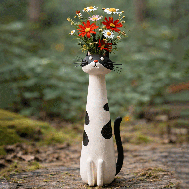 💖🎁2026 Mother's Day Gifts 50% Off--😻😻Mini Quirky Cat Vase