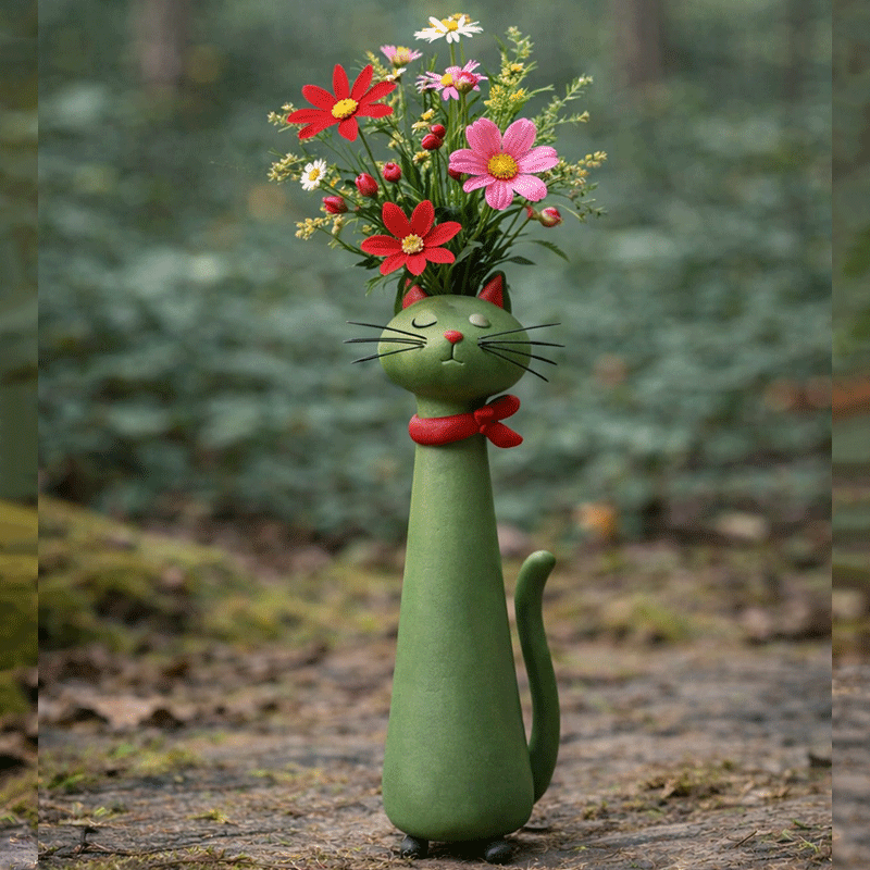💖🎁2026 Mother's Day Gifts 50% Off--😻😻Mini Quirky Cat Vase