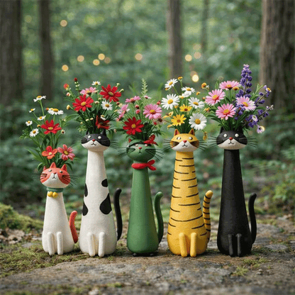 💖🎁2026 Mother's Day Gifts 50% Off--😻😻Mini Quirky Cat Vase