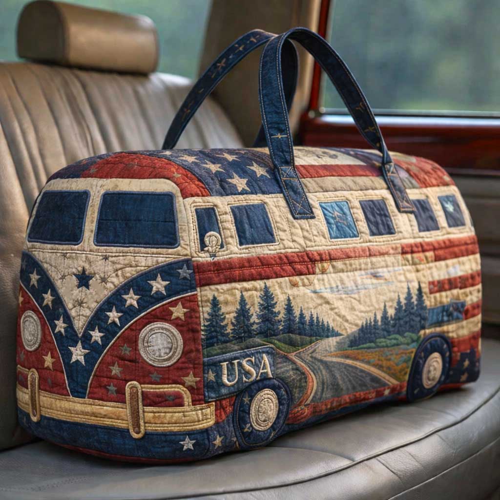🔥LAST DAY 50% OFF✨🇺🇸 American 250th Anniversary Quilted Travel Duffle Bag