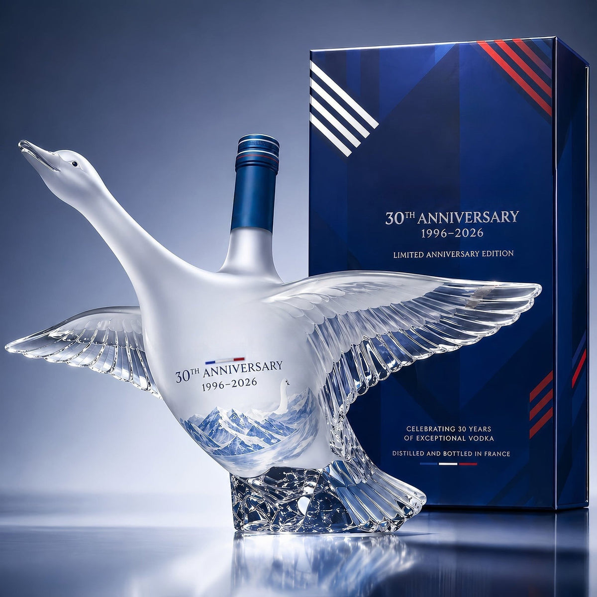 30th Anniversary 3D Sculpted Vodka Bottle🪿