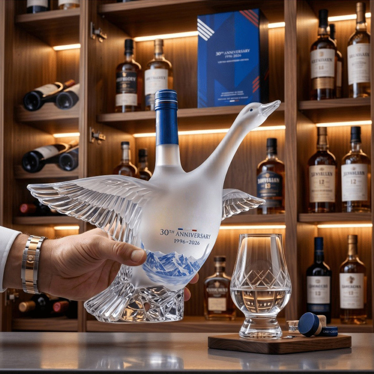 30th Anniversary 3D Sculpted Vodka Bottle🪿