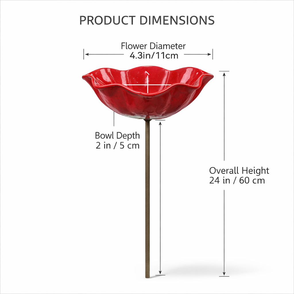 💖🎁2026 Mother's Day Gifts 50% Off--🎁Handmade Flower Garden Stake🐦