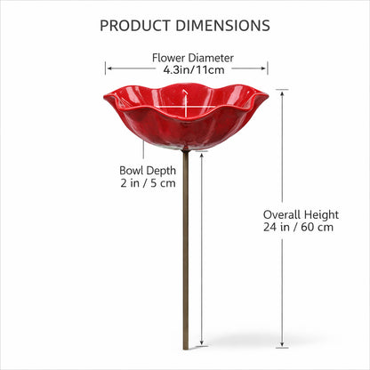 💖🎁2026 Mother's Day Gifts 50% Off--🎁Handmade Flower Garden Stake🐦