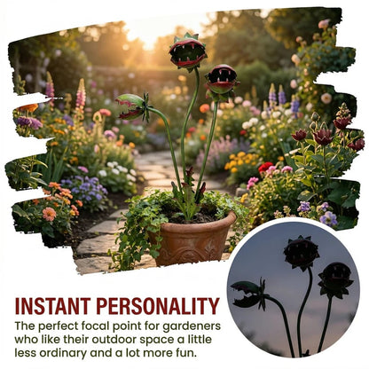 LAST DAY 59% OFF - 🌵Whimsical Metal Carnivorous Plant Garden Stake