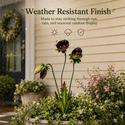 LAST DAY 59% OFF - 🌵Whimsical Metal Carnivorous Plant Garden Stake