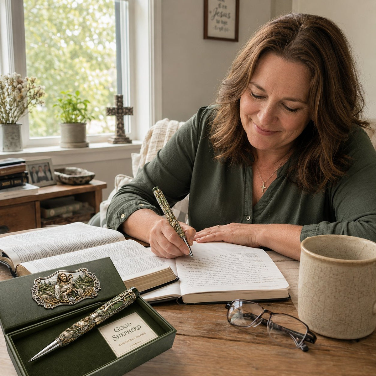 🔥🔥LAST DAY 50% OFF – ✝️ Sacred Legacy Faith-Inspired Keepsake Pen Collection | 6 Devotional Designs for Prayer Journaling, Bible Study & Meaningful Christian Gifts 🖊️✨