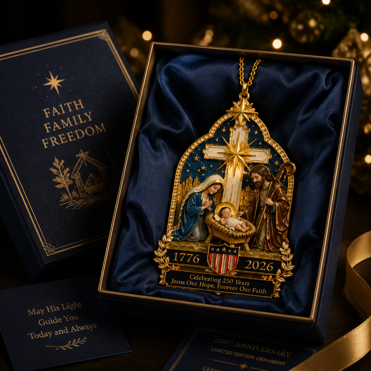 🔥Nativity scene Christmas tree ornament
