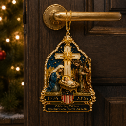 🔥Nativity scene Christmas tree ornament