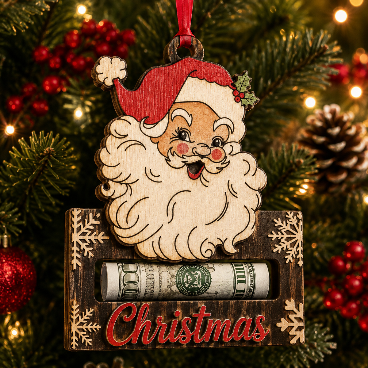 🎅🎅 2026 Christmas Gift 50% Off--Christmas Cash Gift Ornament | Money Holder Tree Decoration 10 Styles